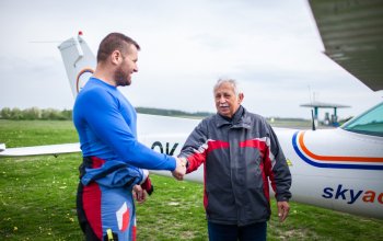 Vzrušující pilotování letadla na zkoušku