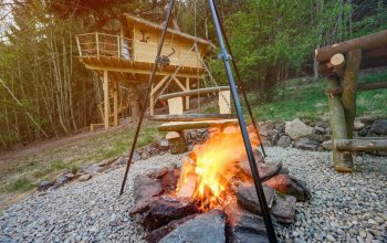 Ubytování v treehousu s výhledem na Ještěd