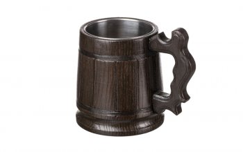 Dřevěný korbel s nerezovou vložkou