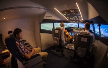 Pilotování simulátoru Boeing 737 NG Praha
