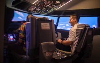 Pilotování simulátoru Boeing 737 NG Praha