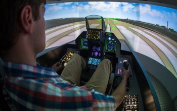 Letecký simulátor stíhačky F16 Praha