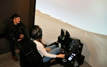 Letecký simulátor stíhačky F16 Praha