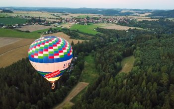 Vyhlídkový let balónem po celé ČR Vysočina