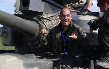 Jízda v obrněném bojovém tanku T-55