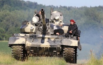 Jízda v obrněném bojovém tanku T-55