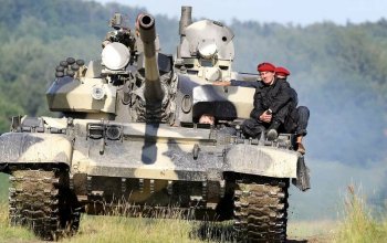 Jízda v obrněném bojovém tanku T-55