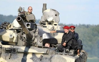 Jízda v obrněném bojovém tanku T-55