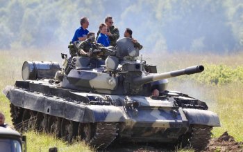 Jízda v obrněném bojovém tanku T-55