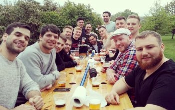 Praha: Beerbike s 30kg soudkem piva