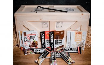 Dárková bedna s páčidlem pro muže Fitness maxi NUTREND Celá ČR