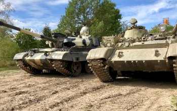 Řízení tanku T-55 a BVP-1 + střelba na střelnici