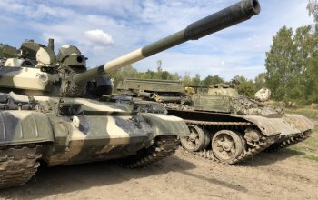 Řízení tanku T-55 a BVP-1 + střelba na střelnici