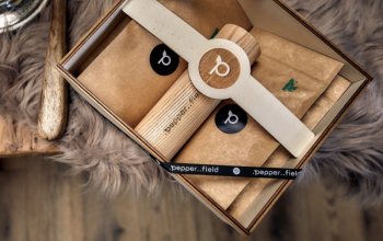 Dárková sada 10 balení kampotského pepře s mlýnkem