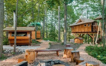 Ubytování v tree housu s vlastní saunou