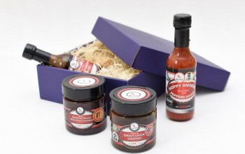 Dárkové balení oceněných chilli omáček a chutney…