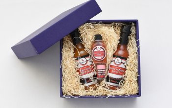 Dárkové balení extrémně pálivých chilli omáček…