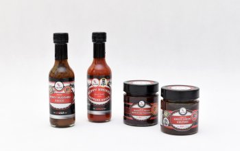 Dárkové balení extrémně pálivých chilli omáček…