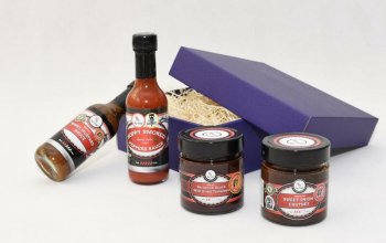 Dárkové balení oceněných chilli omáček a chutney