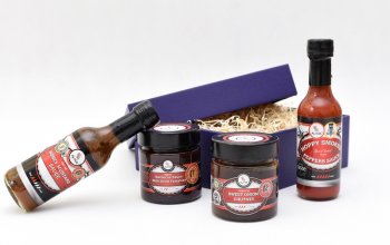 Dárkové balení oceněných chilli omáček a chutney