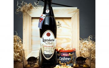 Dárková bedna s páčidlem pro muže s rumem Legendario Elixir De Cuba 7y Celá ČR