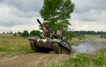Jízda v obrněném bojovém tanku T-55