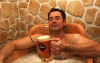 Pivní koupel s neomezenou konzumací piva Bernard…