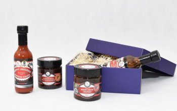 Dárkové balení oceněných chilli omáček a chutney