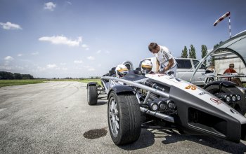 Jízda na okruhu v Ariel Atom Vysočina
