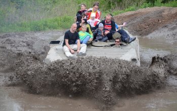 Jízda obrněným transportérem BVP
