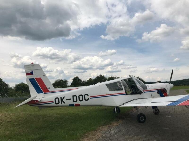 Vzrušující pilotování letadla na zkoušku