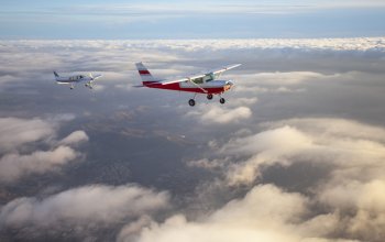 Vyhlídkový let letadlem kolem Sněžky