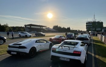 Jízda v Lamborghini na polygonu