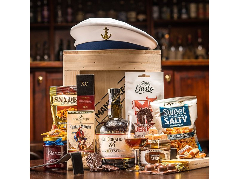 Originální dárková bedna s rumem El Dorado Celá ČR