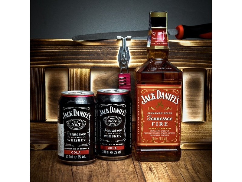Dárková truhla Jack Daniel’s Fire Celá ČR