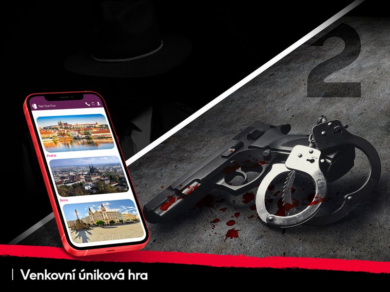 Venkovní úniková hra: Tajemný podezřelý (2. část) Praha