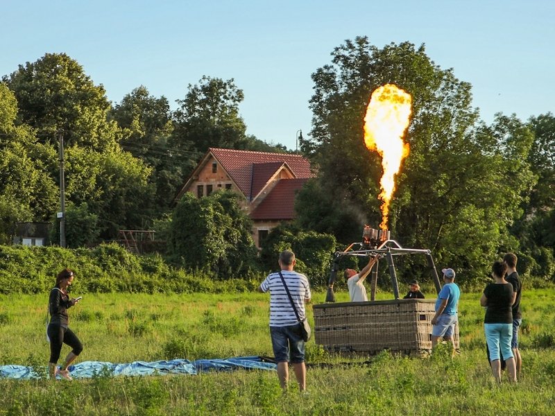 Vyhlídkový let balónem po celé ČR Vysočina