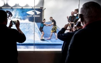 Indoor surfing