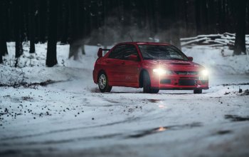 Zážitková rally jízda v Mitsubishi Lancer EVO IX Vysočina