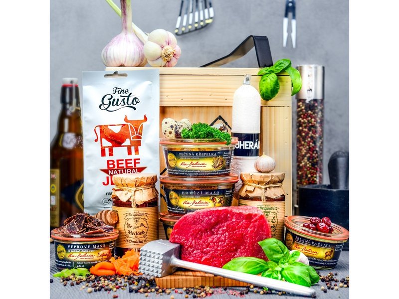 Originální dárková bedna pro masožravce Celá ČR