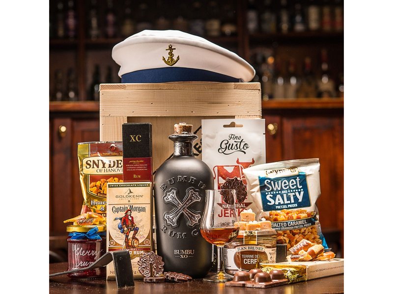 Originální dárková bedna s rumem Bumbu XO Celá ČR