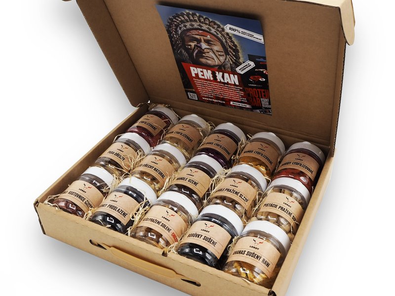 Degustační box oříšků a sušeného ovoce