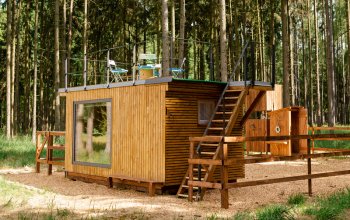 Tiny house: Ubytování v přírodě v oboře Kněžičky