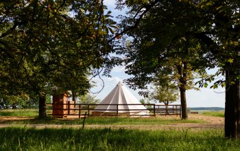 Glamping: Ubytování v přírodě v oboře Kněžičky