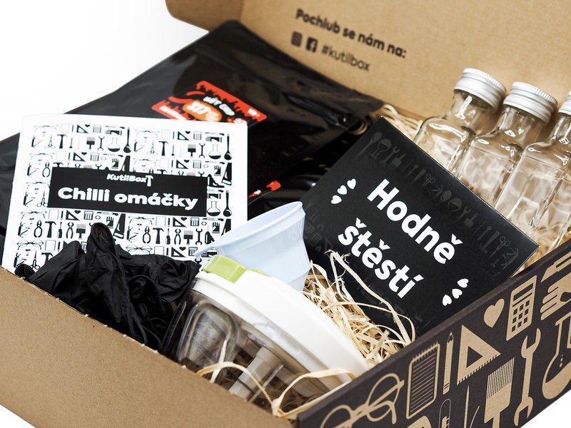 Sada na přípravu domácích chilli omáček