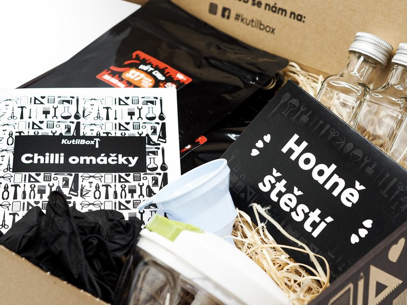 Sada na přípravu domácích chilli omáček