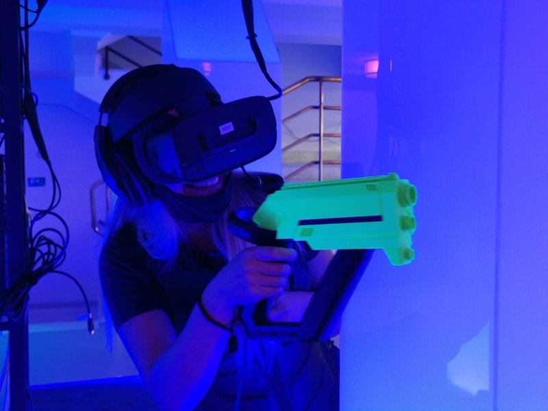 Paintball ve virtuální realitě Praha