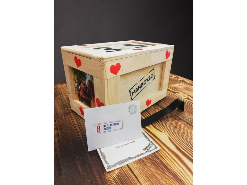 Originální dárková bedna XXL se suchým vínem Celá ČR
