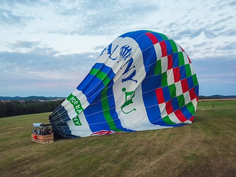 Vyhlídkový let balónem po celé ČR Vysočina