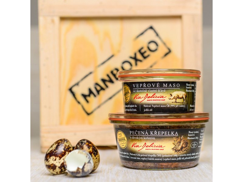 Originální dárková bedna pro masožravce Celá ČR